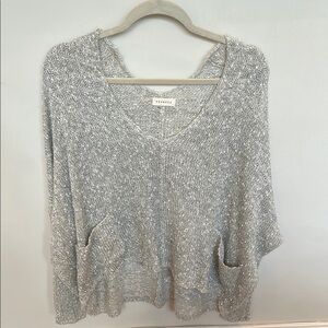 Promesa Gray Knit Sweater
